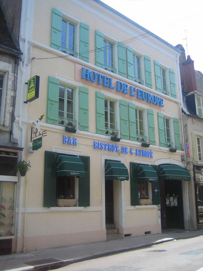 Logis De L'Europe Restaurant Le Cepage Hotel Corbigny Екстериор снимка